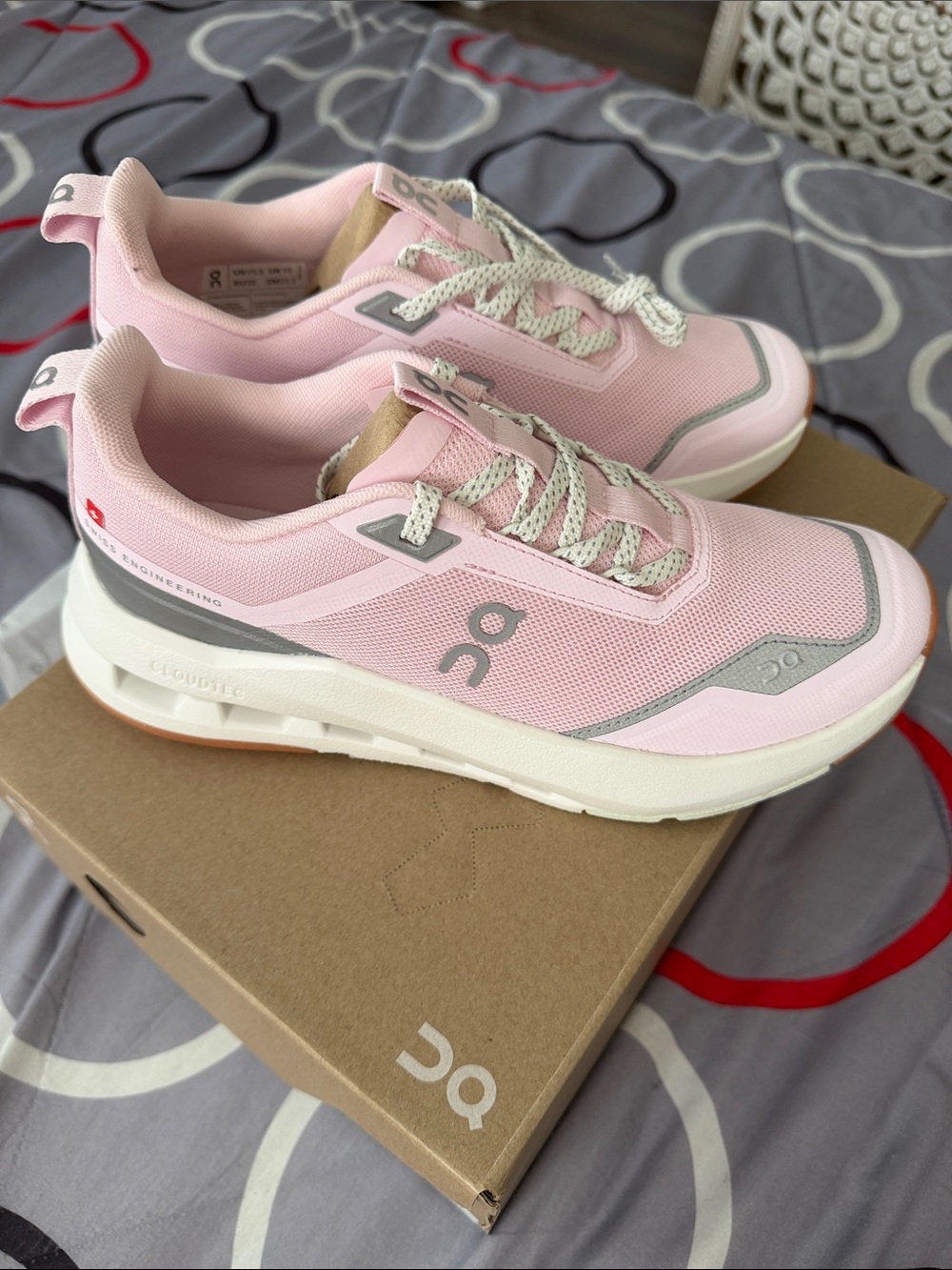 On Running Women’s Pink Cloudtec Athletic Sneakers